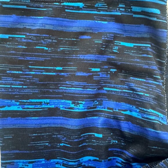 Blue Workout Athletic Leggings - Picture 2 of 3